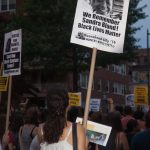 7/13/16 Flatbush. Brooklyn, NYC - Black Lives Matter activists. First year Anniversary of Sandra Bland’s death.Photo by Javier Soriano/http://www.JavierSoriano.com/