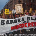 7/13/16 Flatbush. Brooklyn, NYC - Black Lives Matter activists. First year Anniversary of Sandra Bland’s death.Photo by Javier Soriano/http://www.JavierSoriano.com/