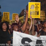7/13/16 Flatbush. Brooklyn, NYC - Black Lives Matter activists. First year Anniversary of Sandra Bland’s death.Photo by Javier Soriano/http://www.JavierSoriano.com/