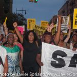 7/13/16 Flatbush. Brooklyn, NYC - Black Lives Matter activists. First year Anniversary of Sandra Bland’s death.Photo by Javier Soriano/http://www.JavierSoriano.com/