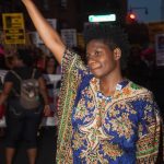 7/13/16 Flatbush. Brooklyn, NYC - Black Lives Matter activists. First year Anniversary of Sandra Bland’s death.Photo by Javier Soriano/http://www.JavierSoriano.com/