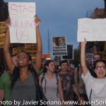 7/13/16 Flatbush. Brooklyn, NYC - Black Lives Matter activists. First year Anniversary of Sandra Bland’s death.Photo by Javier Soriano/http://www.JavierSoriano.com/
