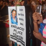 7/13/16 Flatbush. Brooklyn, NYC - Black Lives Matter activists. First year Anniversary of Sandra Bland’s death.Photo by Javier Soriano/http://www.JavierSoriano.com/