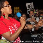 7/13/16 Flatbush. Brooklyn, NYC - Black Lives Matter activists. First year Anniversary of Sandra Bland’s death.Photo by Javier Soriano/http://www.JavierSoriano.com/