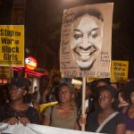 7/13/16 Flatbush. Brooklyn, NYC - Black Lives Matter activists. First year Anniversary of Sandra Bland’s death.Photo by Javier Soriano/http://www.JavierSoriano.com/