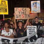 7/13/16 Flatbush. Brooklyn, NYC - Black Lives Matter activists. First year Anniversary of Sandra Bland’s death.Photo by Javier Soriano/http://www.JavierSoriano.com/