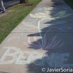 7/26/2016 - Philadelphia, Pa. 
Beautiful Bernie painting.
Photo by Javier Soriano/http://www.JavierSoriano.com/