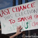 7/26/2016 - Philadelphia, Pa. 
"Last chance this election to smash the capitalist class!"
Photo by Javier Soriano/http://www.JavierSoriano.com/