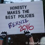 7/26/2016 - Philadelphia, Pa. 
"Honesty makes the best policies. Bernie 2016."
Photo by Javier Soriano/http://www.JavierSoriano.com/