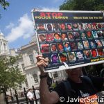 8/2/2016 - #ShutDownCityHallNYC activists in Abolition Park ( City Hall Park). NYC.
Photo by Javier Soriano/http://www.JavierSoriano.com/