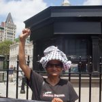8/2/2016 - #ShutDownCityHallNYC activists in Abolition Park ( City Hall Park). NYC.
Photo by Javier Soriano/http://www.JavierSoriano.com/