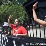 8/2/2016 - #ShutDownCityHallNYC demonstrators in Abolition Park ( City Hall Park). NYC.
Photo by Javier Soriano/http://www.JavierSoriano.com/