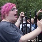 8/2/2016 - #ShutDownCityHallNYC demonstrators in Abolition Park ( City Hall Park). NYC.
Photo by Javier Soriano/http://www.JavierSoriano.com/