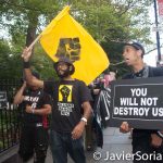 8/2/2016 - #ShutDownCityHallNYC protesters in Abolition Park ( City Hall Park). NYC.
Photo by Javier Soriano/http://www.JavierSoriano.com/