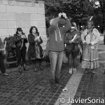 Domingo 9 de octubre de 2016. Manhattan, ciudad de Nueva York - Noveno Día Anual de Recordatorio Indígena.
Quemando la Bula Papal Inter Caetera.

Sunday, October 9, 2016. Manhattan, New York City -  9th Annual NYC Indigenous Day Of Remembrance. 
Burning the Papal Bull Inter Caetera. 
Photo by Javier Soriano/www.JavierSoriano.com