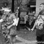 Domingo 9 de octubre de 2016. Manhattan, ciudad de Nueva York - Noveno Día Anual de Recordatorio Indígena.
Danzantes Mexicas.

Sunday, October 9, 2016. Manhattan, New York City -  9th Annual NYC Indigenous Day Of Remembrance.
Mexica dancers.
Photo by Javier Soriano/www.JavierSoriano.com