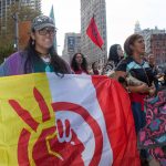 11/5/2016 Manhattan - NYC Prayer March in support of the Standing Rock Sioux Nation. 
Photo by Javier Soriano/http://www.JavierSoriano.com/