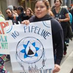 11/5/2016 Manhattan - NYC Prayer March in support of the Standing Rock Sioux Nation. 
Photo by Javier Soriano/http://www.JavierSoriano.com/