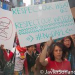 11/5/2016 Manhattan - NYC Prayer March in support of the Standing Rock Sioux Nation. 
Photo by Javier Soriano/http://www.JavierSoriano.com/
