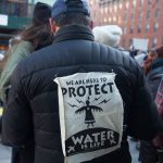 12/15/2016 NYC - Water protectors in front of Citi Group headquarters in Manhattan.
Photo by Javier Soriano/www.JavierSoriano.com