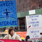 12/15/2016 NYC - Water protectors in front of Citi Group headquarters in Manhattan.
Photo by Javier Soriano/www.JavierSoriano.com