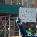 12/15/2016 NYC - Water protectors in front of Citi Group headquarters in Manhattan.
Photo by Javier Soriano/www.JavierSoriano.com