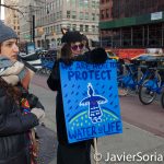 12/15/2016 NYC - Water protectors in front of Citi Group headquarters in Manhattan.
Photo by Javier Soriano/www.JavierSoriano.com