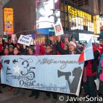 12/25/2016 NYC - Parranda to FREE Oscar López Rivera. 
Photo by Javier Soriano/www.JavierSoriano.com