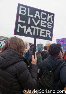 1/21/2017 - Women's March on Washington D.C. "Black Lives Matter" Photo by Javier Soriano/www.JavierSoriano.com