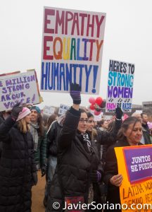 1/21/2017 - Women's March on Washington D.C. "Empathy, Equality, Humanity" Photo by Javier Soriano/www.JavierSoriano.com