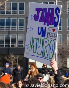 1/29/2017 Battery Park, NYC - People’s protectors in support of Muslims, refugees, immigrants. Photo by Javier Soriano/www.JavierSoriano.com