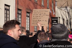 2/4/2017 NYC - LGBT Solidarity Rally at Stonewall Inn in support of immigrants, refugees, Muslims, ALL. Photo by Javier Soriano/www.JavierSoriano.com