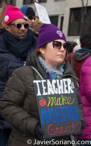 3/4/2017 - People’s March for Education Justice in NYC. Photo by Javier Soriano/www.JavierSoriano.com