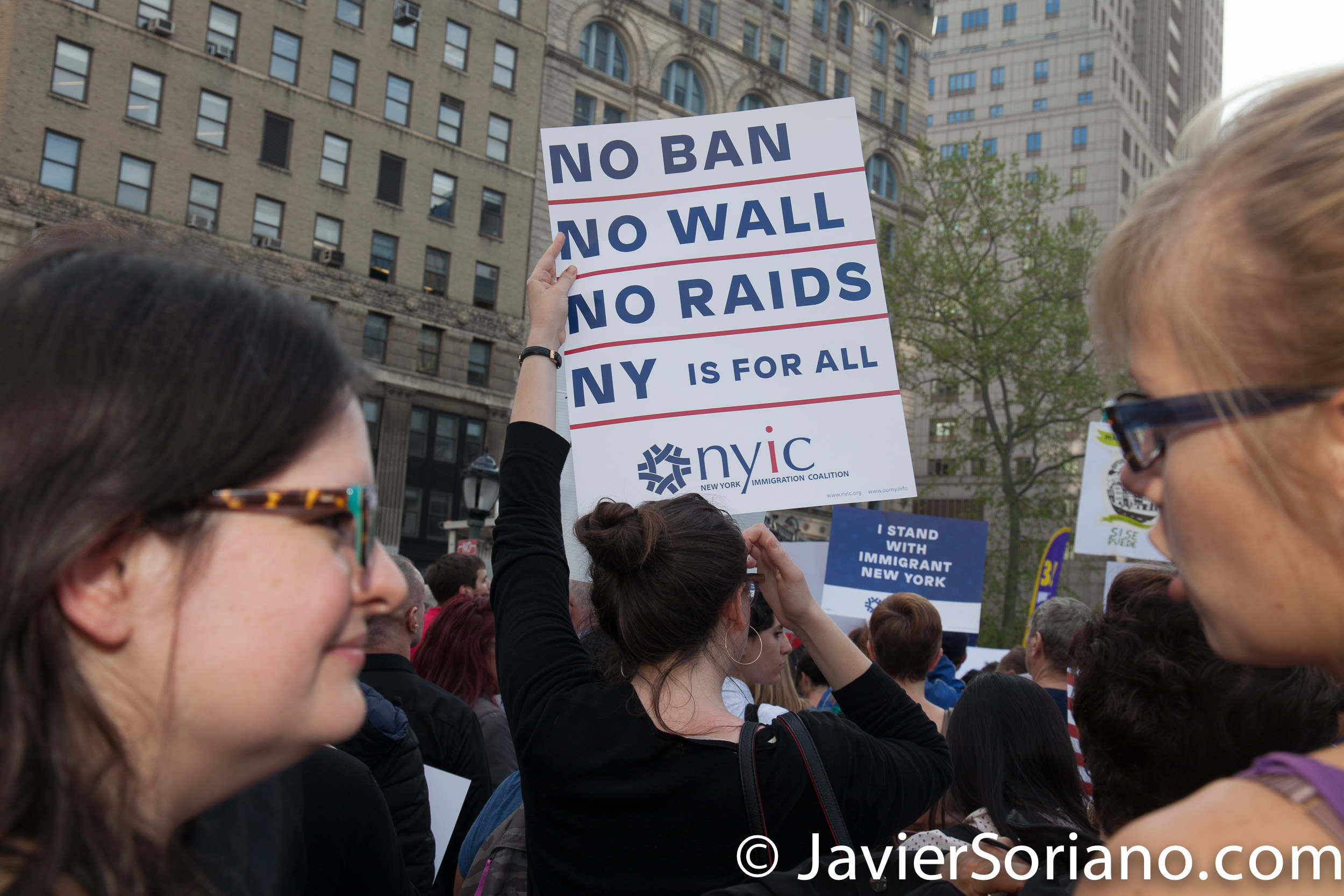 5/01/2017 Foley Square Park, NYC - International Workers’ Day (MAYDAY). Photo by Javier Soriano/www.JavierSoriano.com