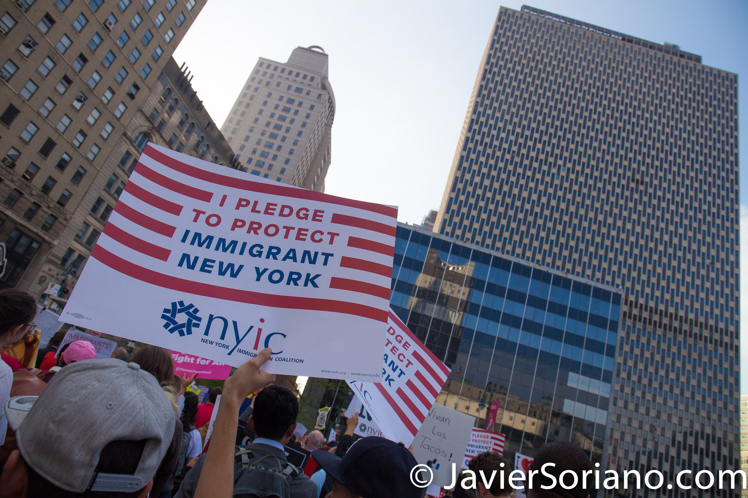 5/01/2017 Foley Square Park, NYC - International Workers’ Day (MAYDAY). Photo by Javier Soriano/www.JavierSoriano.com
