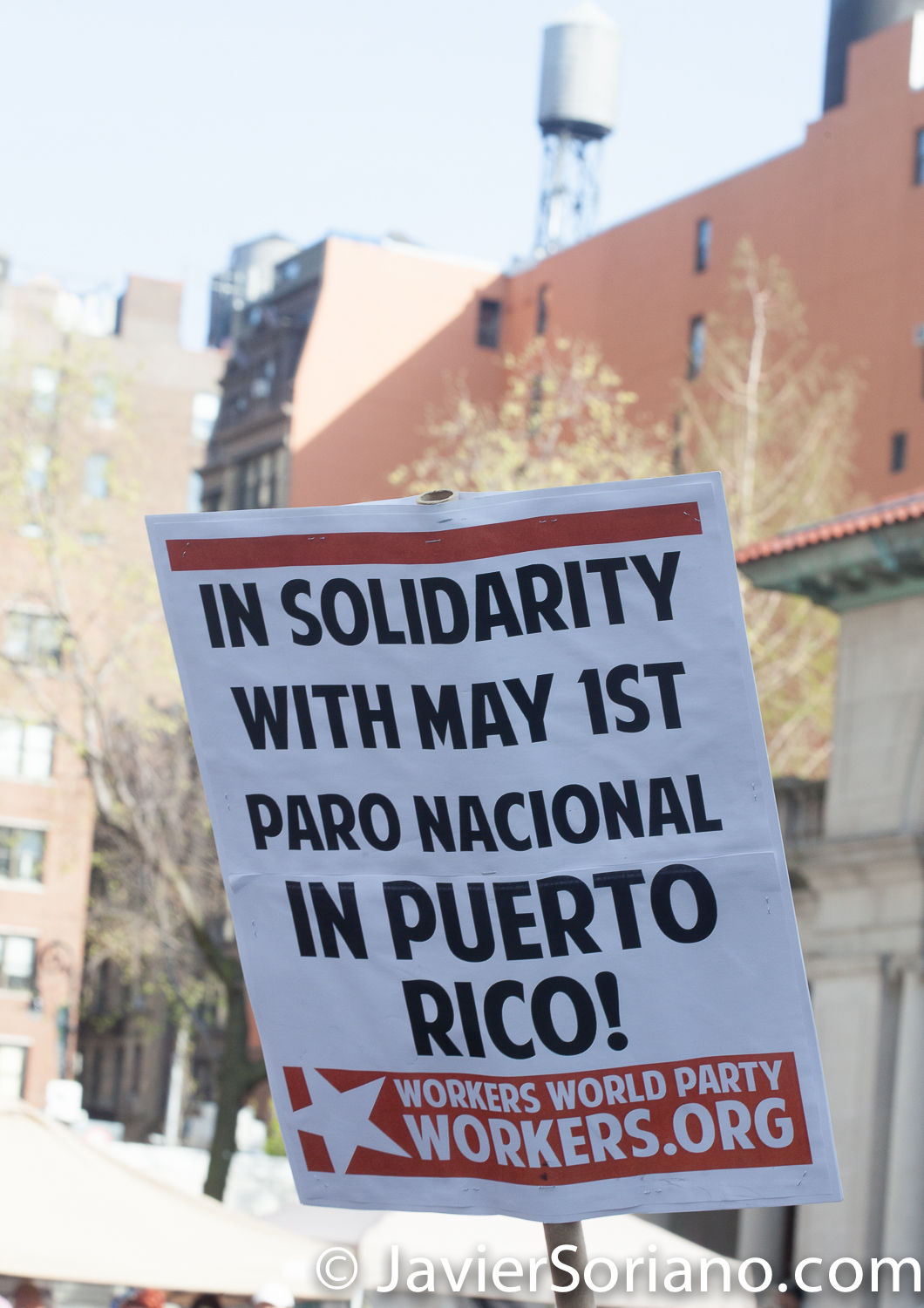 5/1/2018. Union Square, Manhattan. New York City – International Workers’ Day or May Day. Photo by Javier Soriano/www.JavierSoriano.com
