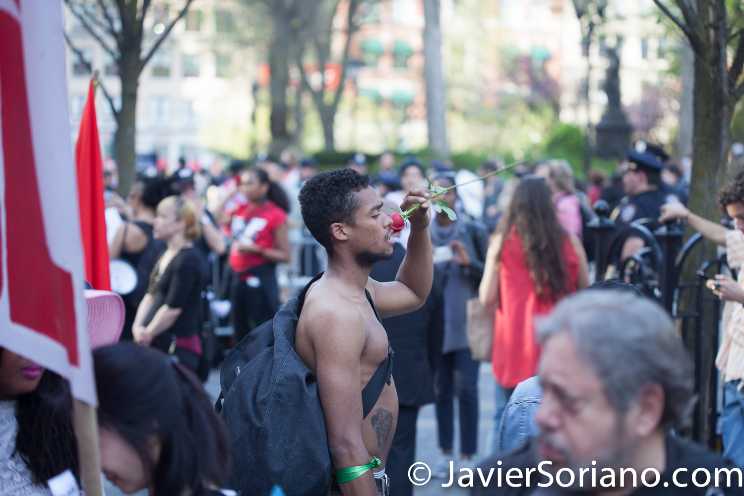 5/1/2018. Union Square, Manhattan. New York City – International Workers’ Day or May Day. Photo by Javier Soriano/www.JavierSoriano.com