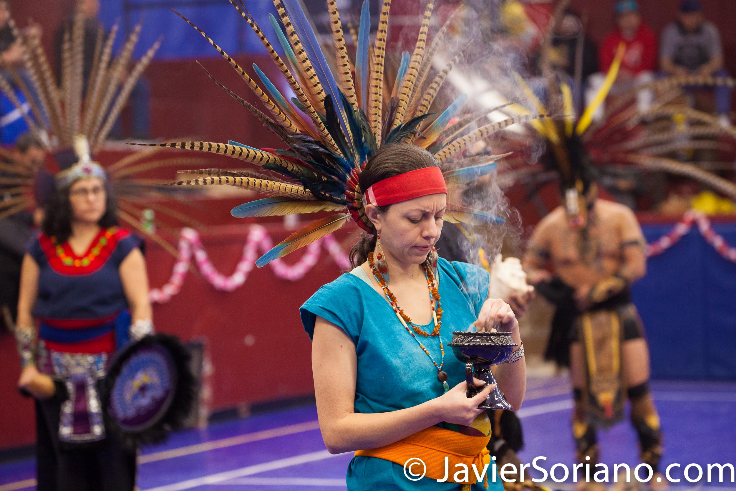 Domingo, 17 de Marzo, 2019. Bronx, Ciudad de Nueva York - El XVII Festival Folklórico Mexicano se realizó hoy y fue todo un éxito. Este es "Cetiliztli Nauhcampa Quetzalcoatl in Ixachitlan". Foto por Javier Soriano/www.JavierSoriano.com