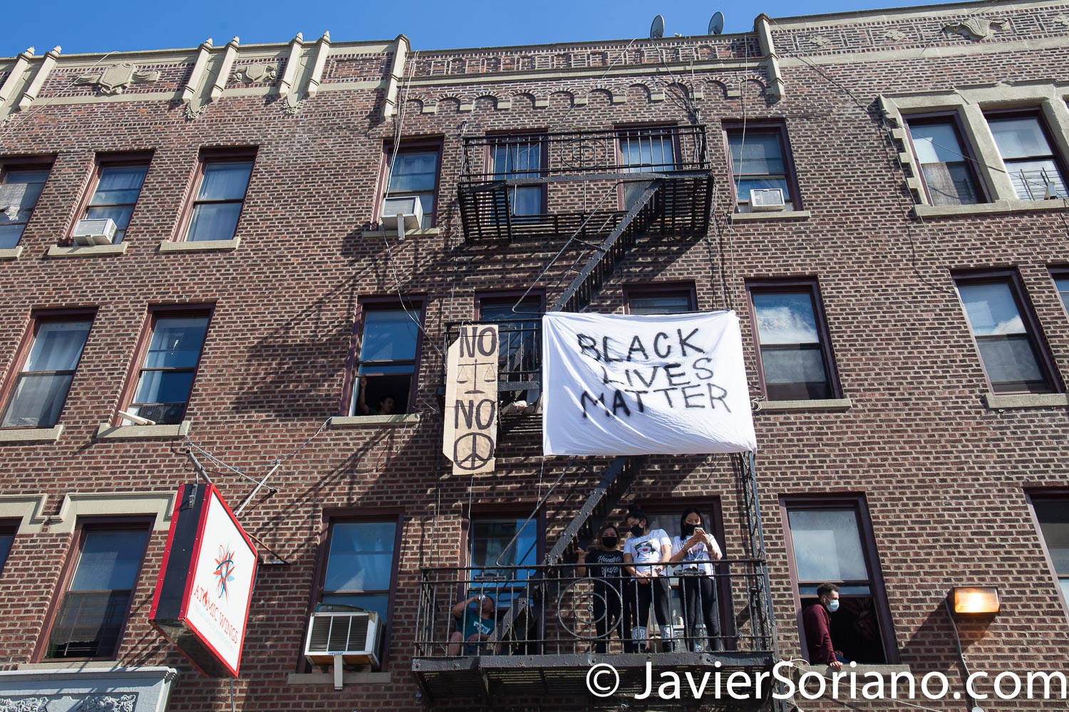 Saturday, May 30, 2020. Brooklyn, New York City - Rally in Flatbush to demand justice for George Floyd. Photo by Javier Soriano/www.JavierSoriano.com