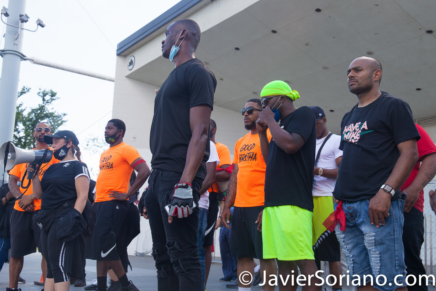 Friday, June 12, 2020. Brooklyn, New York City - Rally and march in Coney Island. Protestors said it was a "Peaceful demonstration for George Floyd, Breonna Taylor and the many other victims of police brutality." Photo by Javier Soriano/www.JavierSoriano.com