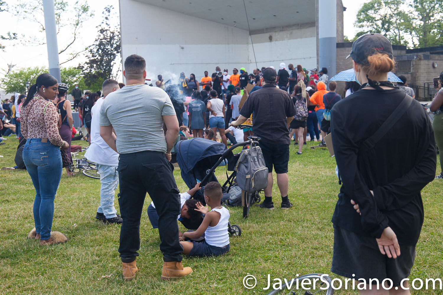 Friday, June 12, 2020. Brooklyn, New York City - Rally and march in Coney Island. Protestors said it was a "Peaceful demonstration for George Floyd, Breonna Taylor and the many other victims of police brutality." Photo by Javier Soriano/www.JavierSoriano.com