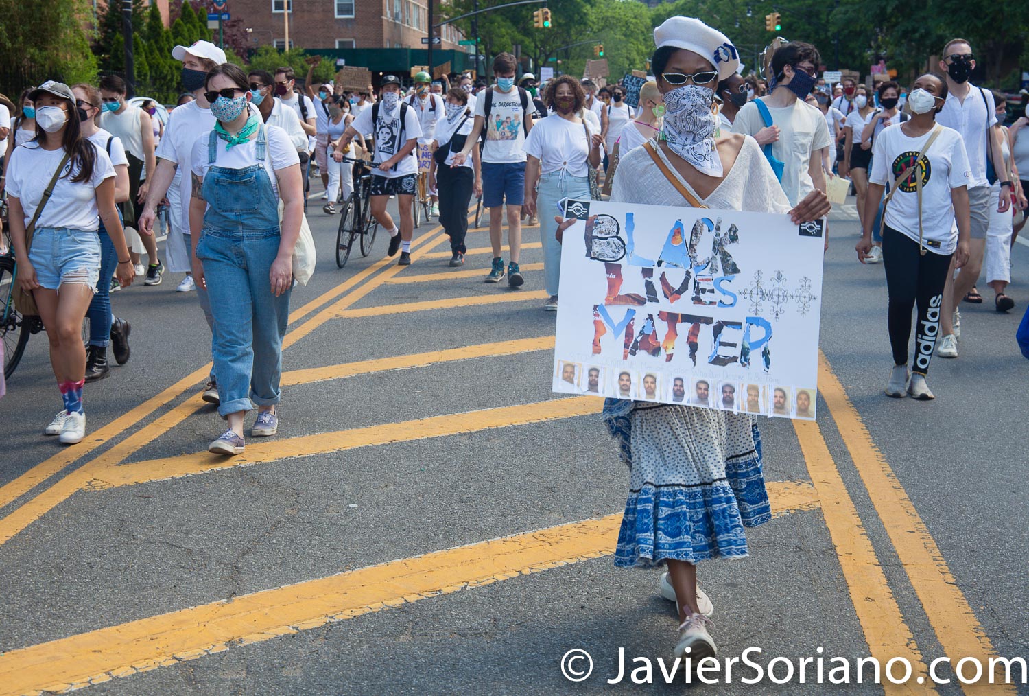 Sunday, June 14, 2020. Brooklyn, New York City – The “Brooklyn Liberation: An Action for Black Translives” rally was in front of the Brooklyn Museum. After the rally people marched to Fort Green Park. Protestors demand justice for Transgender women and Transgender men killed by police officers and civilians. They also demand that NYC Council members and NYC Mayor Bill de Blasio cut the NYPD budget by at least one billion. Photo by Javier Soriano/www.JavierSoriano.com