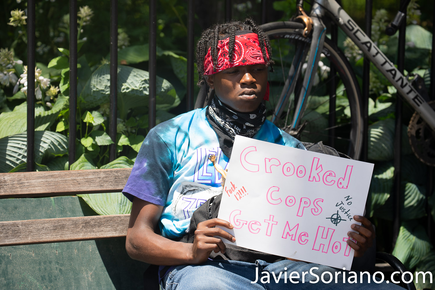 Wednesday, June 24, 2020. New York City – On Tuesday, June 23, 2020, more than hundred people along with VOCAL-New York and New York Communities for Change started to “Occupy City Hall” in New York City. They demand NYC Council members and NYC Mayor Bill de Blasio Defund The NYPD by at least $1 billion and invest in Youth services, affordable housing, healthcare, public education, social workers, and other social services in low income communities. Activists say they are not leaving City Hall Park until at least $1 billion is cut from the NYPD’s $6 billion budget. Photo by Javier Soriano/www.JavierSoriano.com