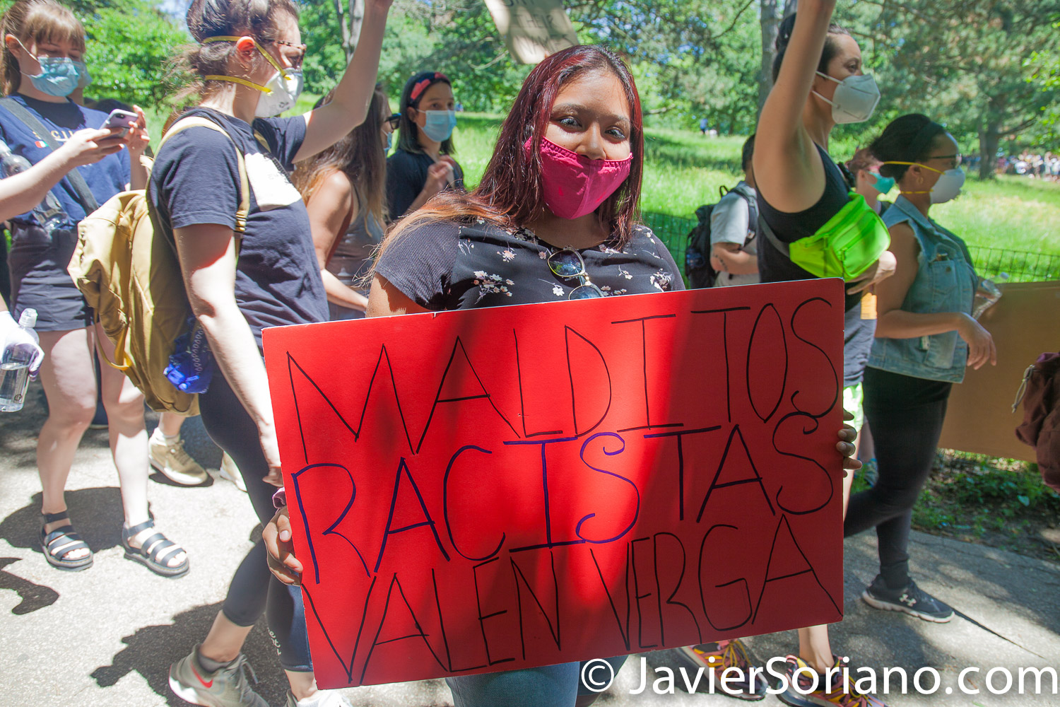 Monday, June 8, 2020. Brooklyn, New York City – Student-led rally and march. Fort Green Park - Borough Hall - City Hall, Manhattan. Photo by Javier Soriano/www.JavierSoriano.com