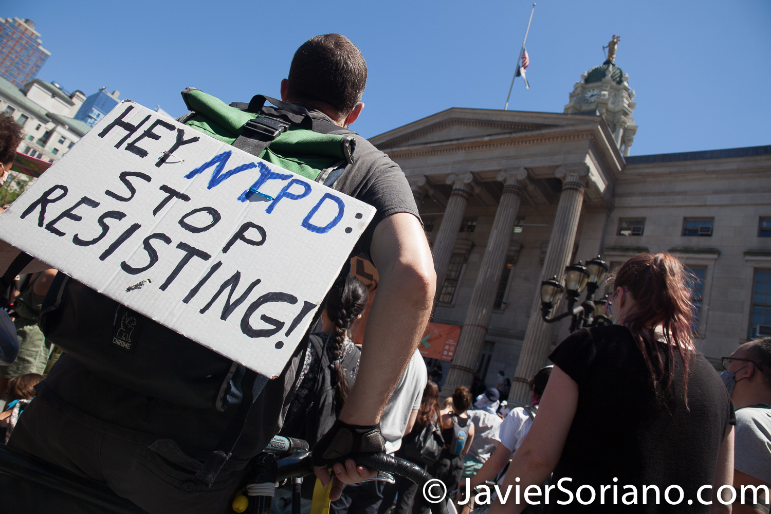 Monday, June 8, 2020. Brooklyn, New York City – Student-led rally and march. Fort Green Park - Borough Hall - City Hall, Manhattan. Photo by Javier Soriano/www.JavierSoriano.com