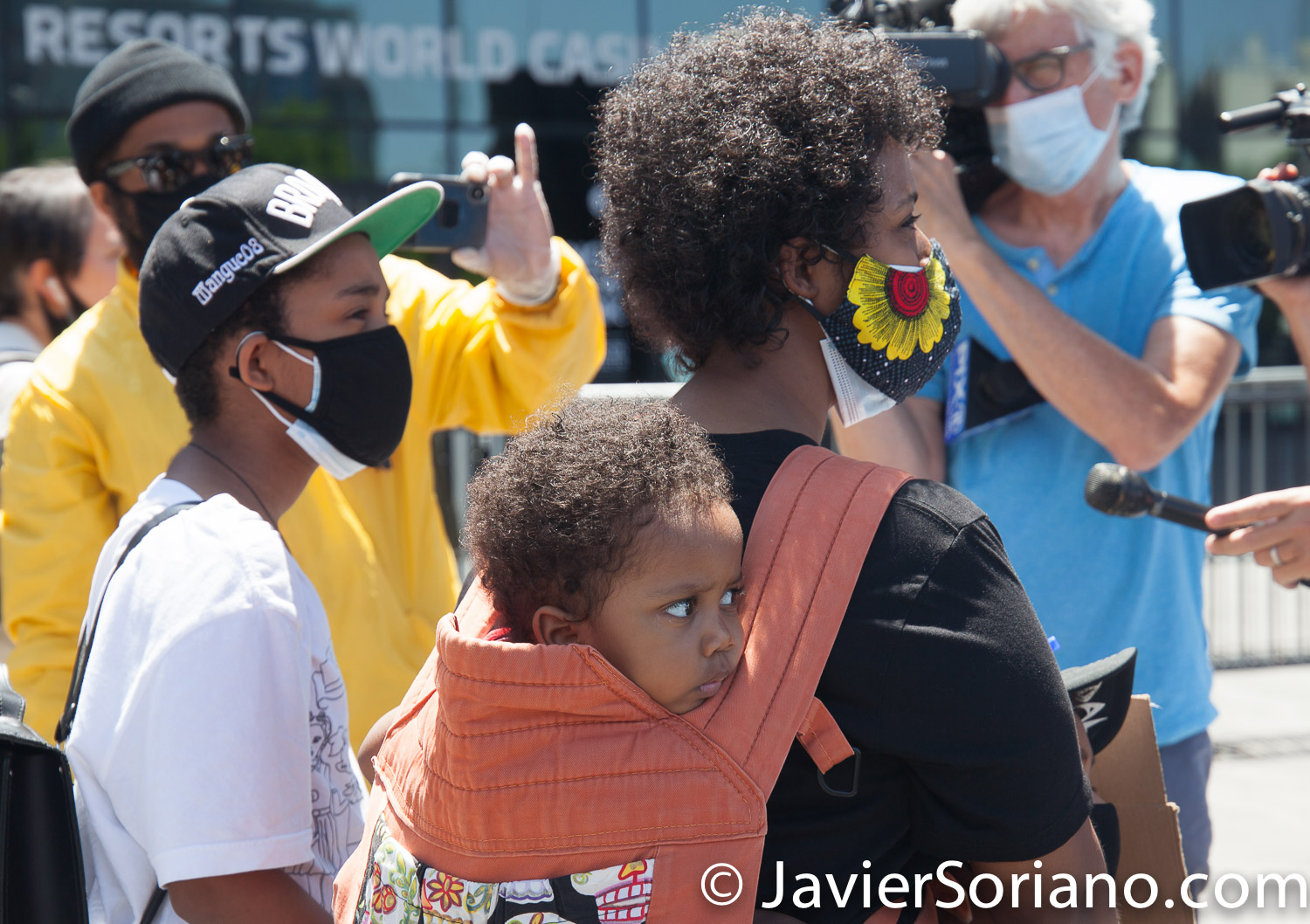 Tuesday, June 9, 2020. Brooklyn, New York City – Children’s March in support of George Floyd and Black Lives Matter. Photo by Javier Soriano/www.JavierSoriano.com