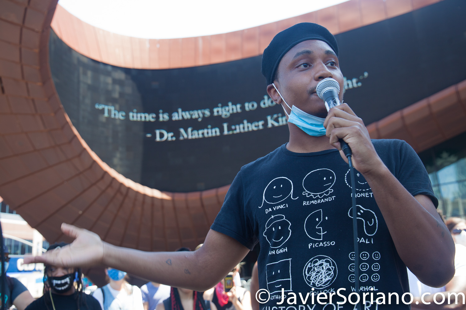 Tuesday, June 9, 2020. Brooklyn, New York City – Children’s March in support of George Floyd and Black Lives Matter. Photo by Javier Soriano/www.JavierSoriano.com
