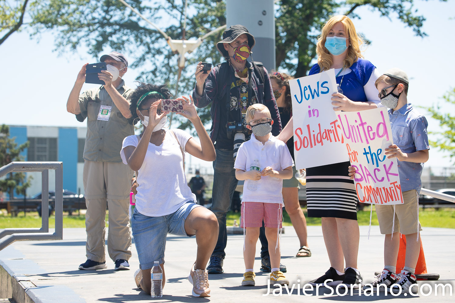 Friday, June 12, 2020. Brooklyn, New York City - Rally and march in Coney Island. Protestors said it was a "Peaceful demonstration for George Floyd, Breonna Taylor and the many other victims of police brutality." Photo by Javier Soriano/www.JavierSoriano.com