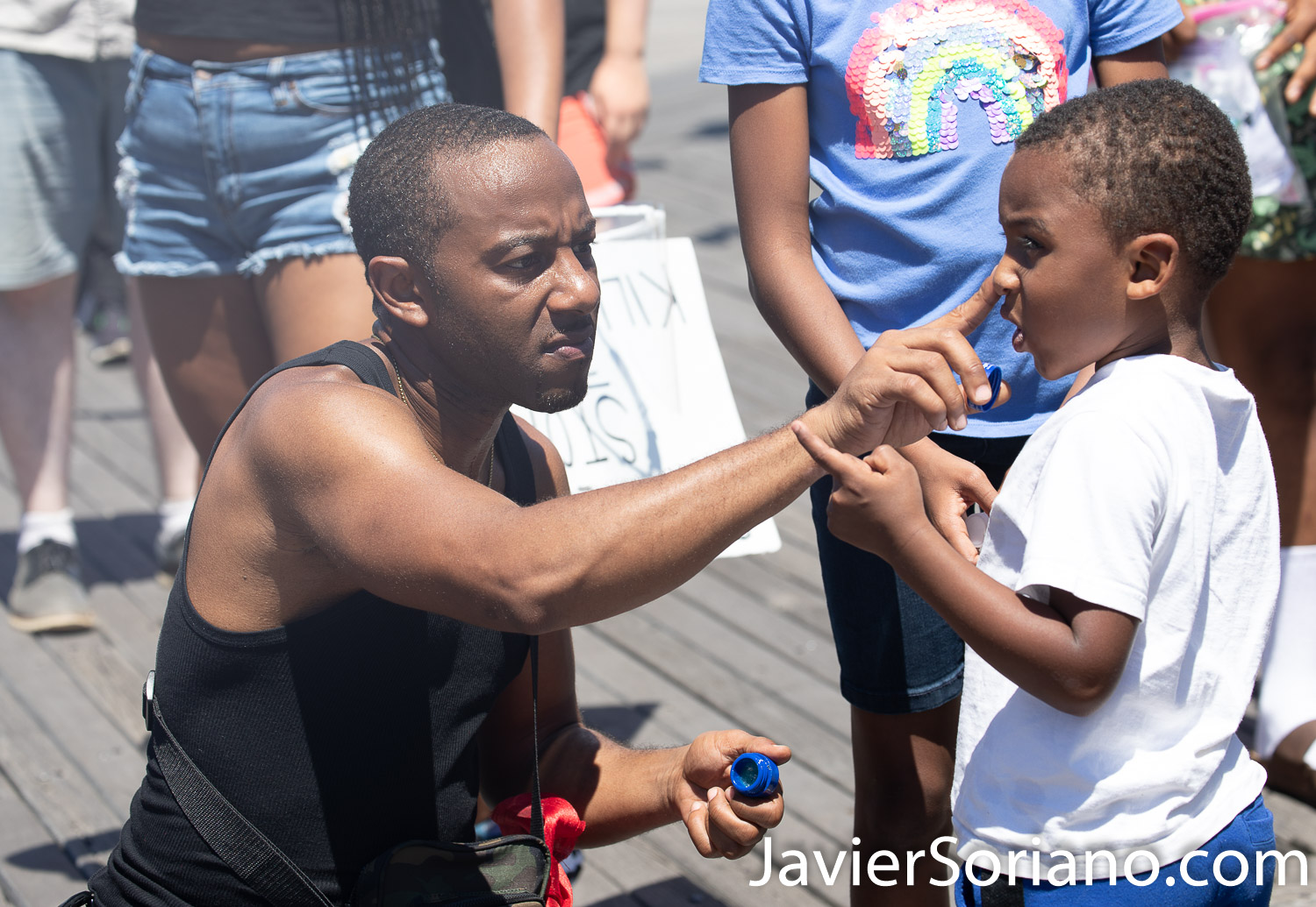 Friday, June 12, 2020. Brooklyn, New York City - Rally and march in Coney Island. Protestors said it was a "Peaceful demonstration for George Floyd, Breonna Taylor and the many other victims of police brutality." Photo by Javier Soriano/www.JavierSoriano.com