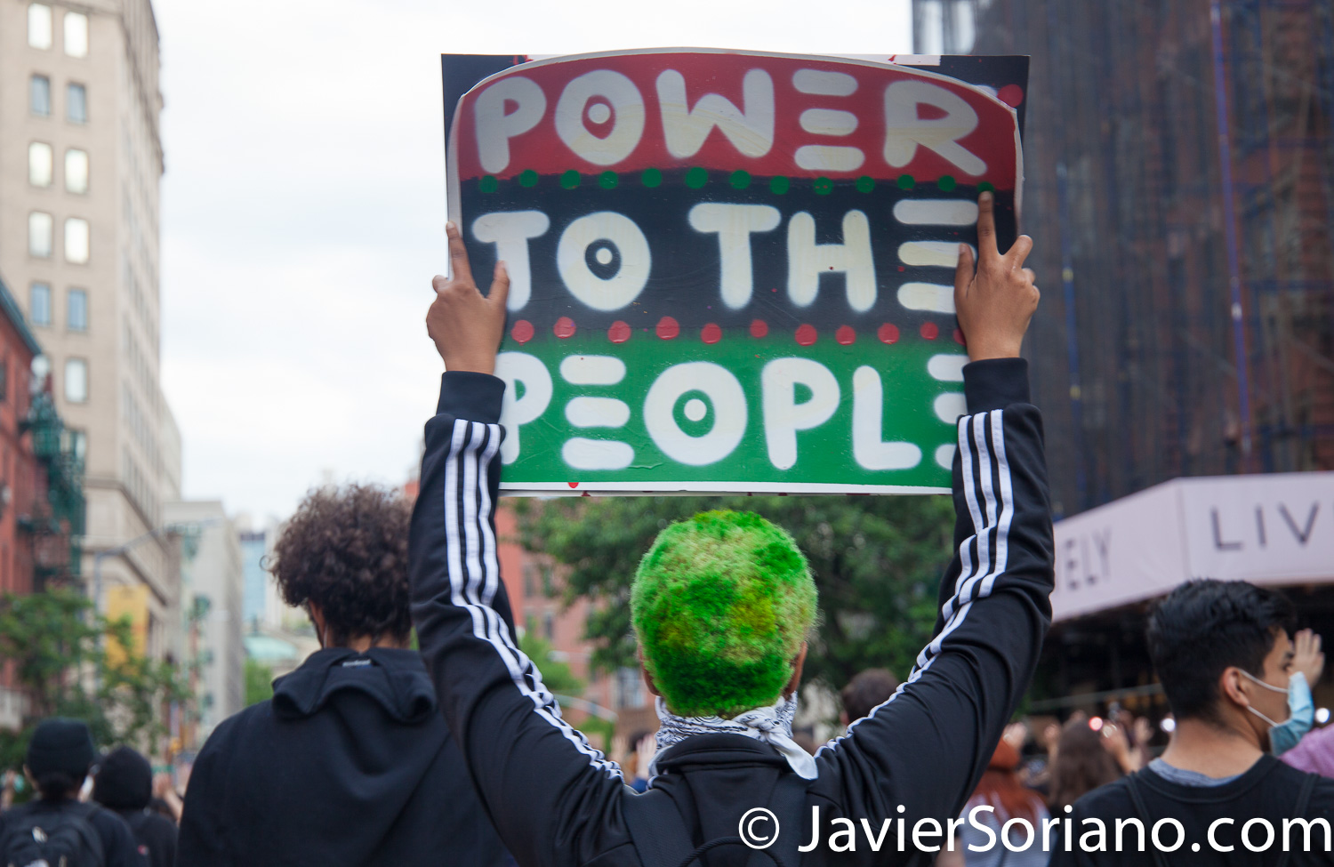 Tuesday, June 2, 2020. New York City - March from The Stonewall Inn to the Lower Manhattan to demand justice for George Floyd, Breonna Taylor, and too many others victims of police violence in the United States of America. Photo by Javier Soriano/www.JavierSoriano.com